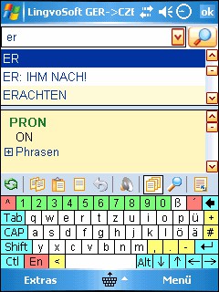 LingvoSoft Talking Dictionary German <-> Czech for 2.7.09 screenshot